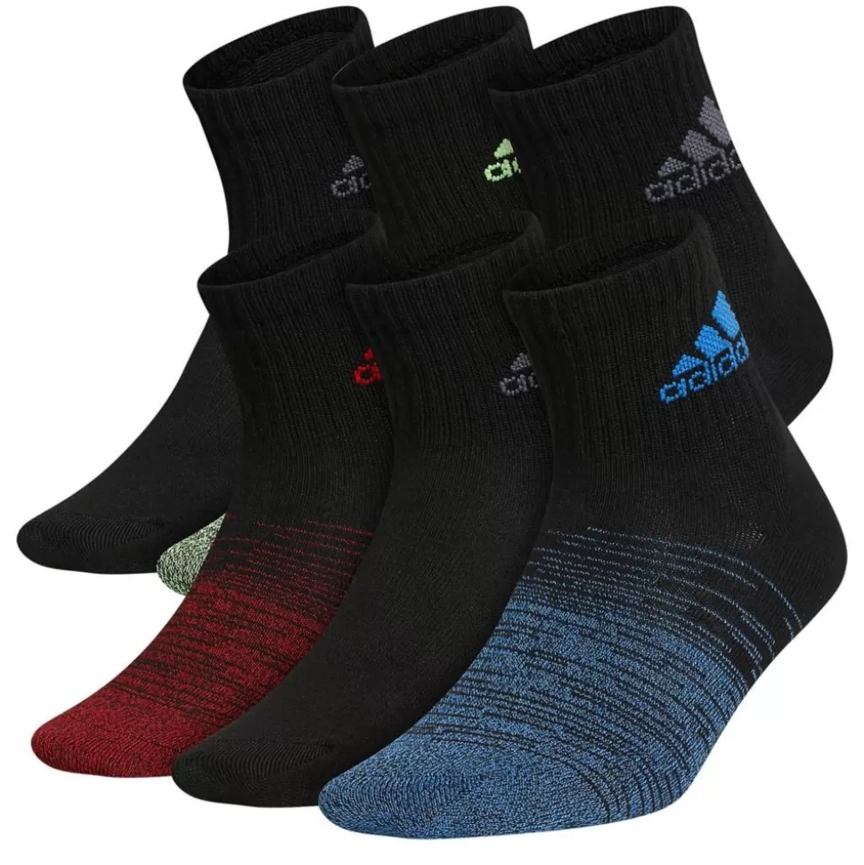Boys ADIDAS Accessories^ Boys Badge Of Sport Quarter Socks 6 Pairs