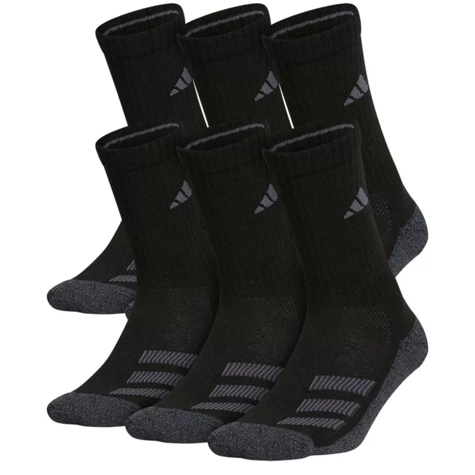 ADIDAS Accessories^ Boys Cushioned Crew Socks 6 Pairs