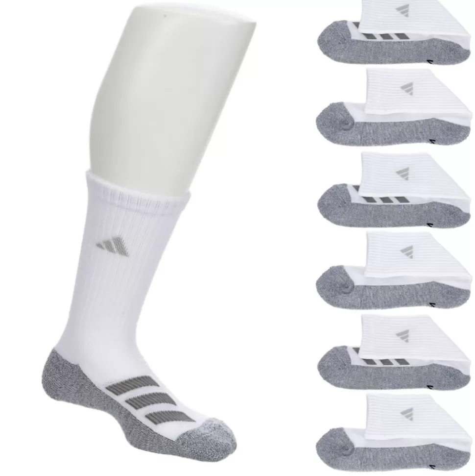 ADIDAS Accessories^ Boys Cushioned Crew Socks 6 Pairs