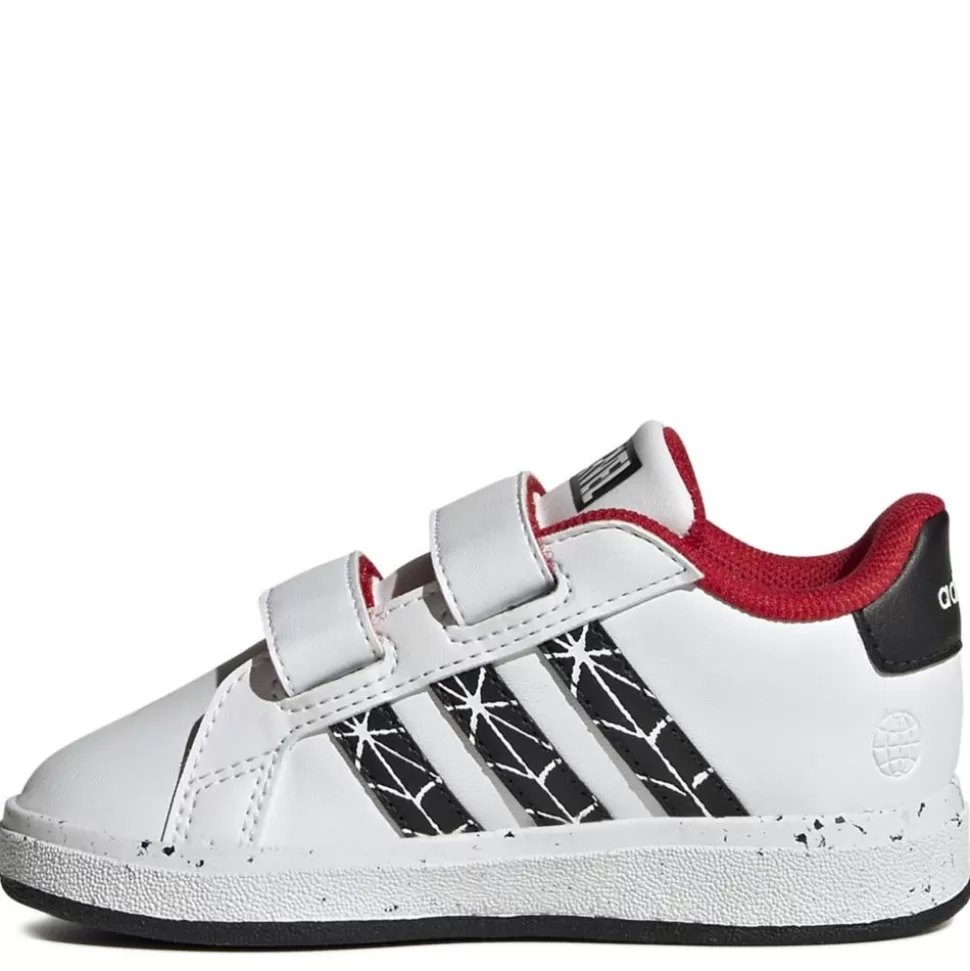 ADIDAS Character Shoes^ Boys Infant Grand Court 2.0 Spiderman Sneaker