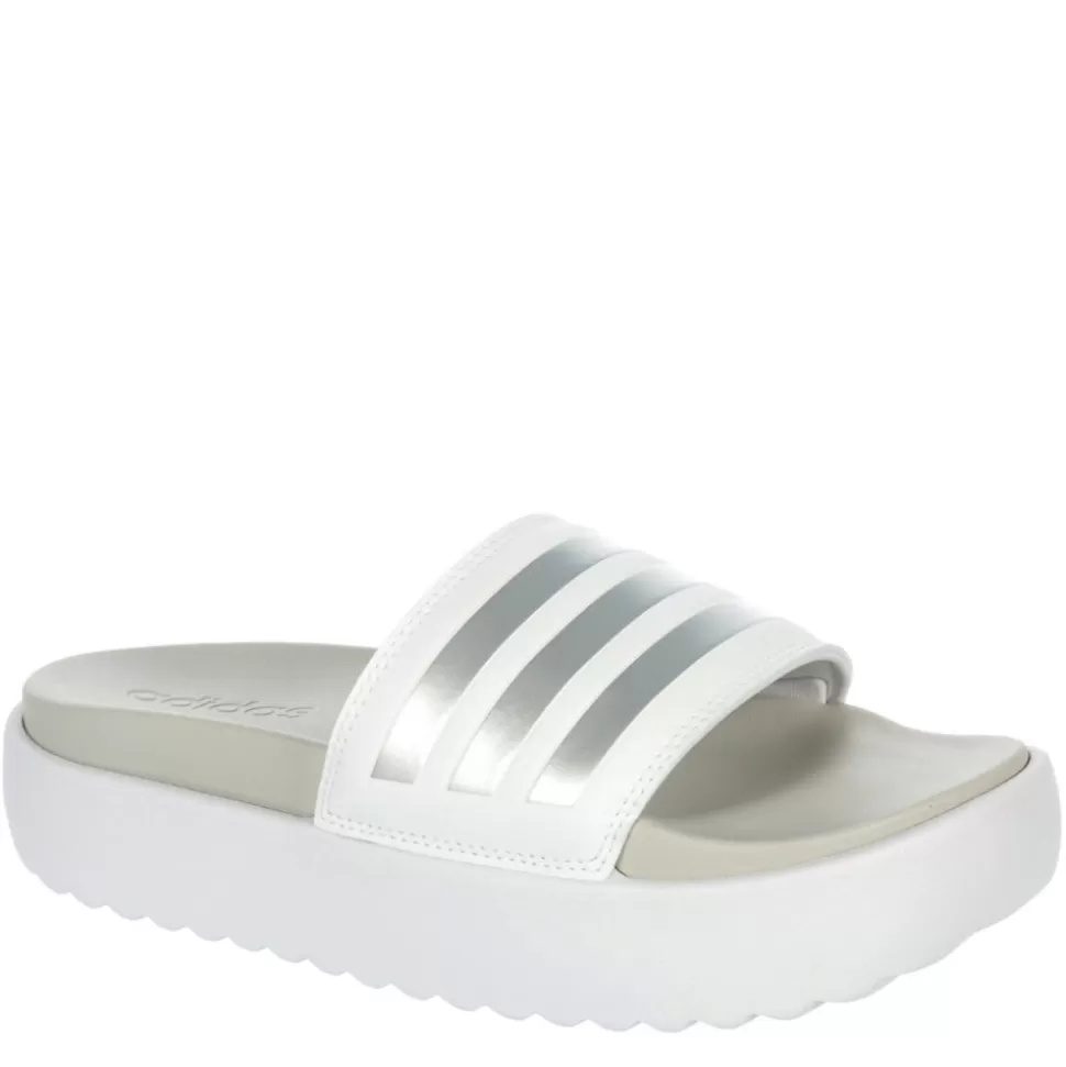 Women ADIDAS Platform Sandals^ Womens Adilette Platform Slide Sandal