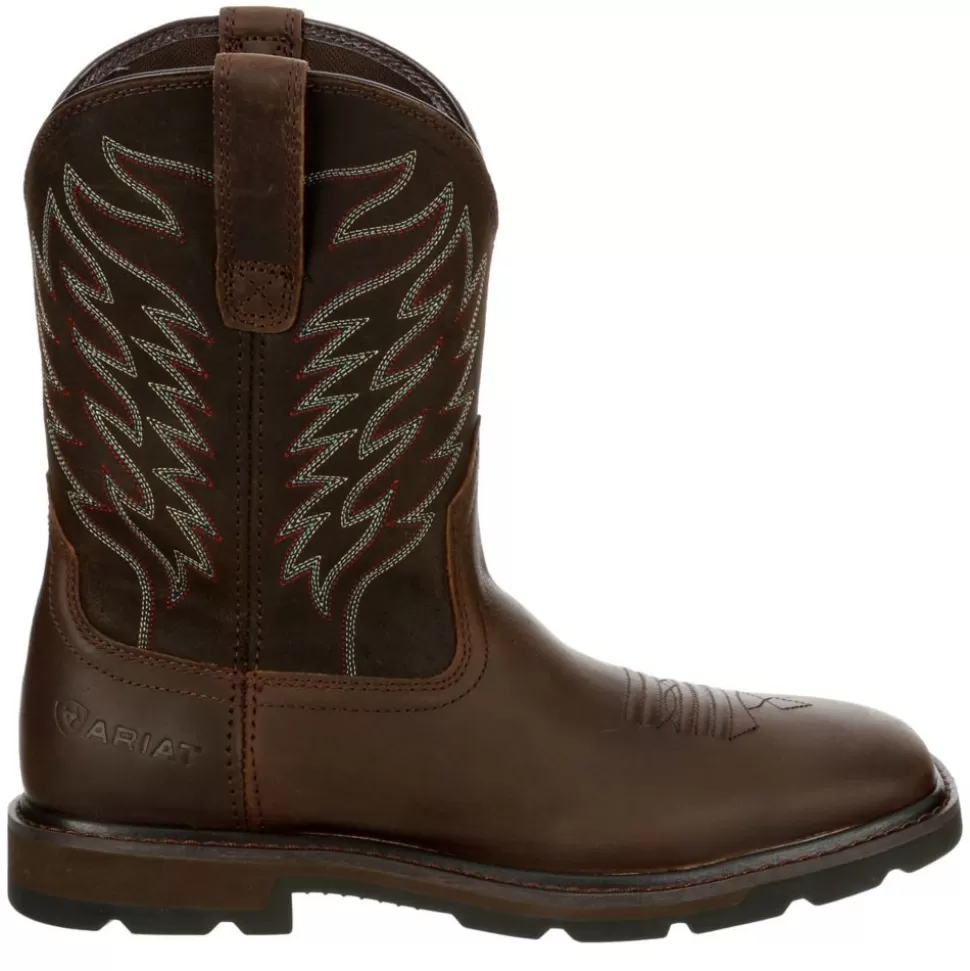 Men ARIAT Work Boots^ Mens Groundbreaker Western Work Boot