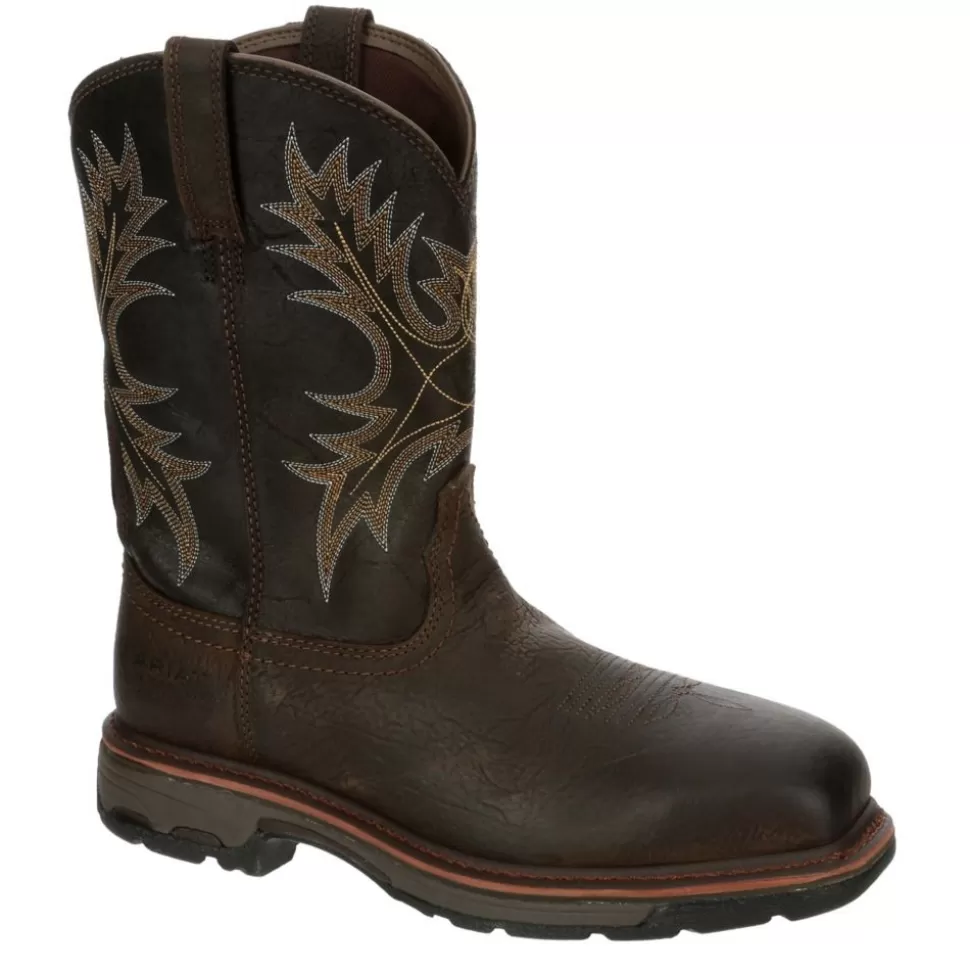 Men ARIAT Work Boots^ Mens Workhog Waterproof Work Boot