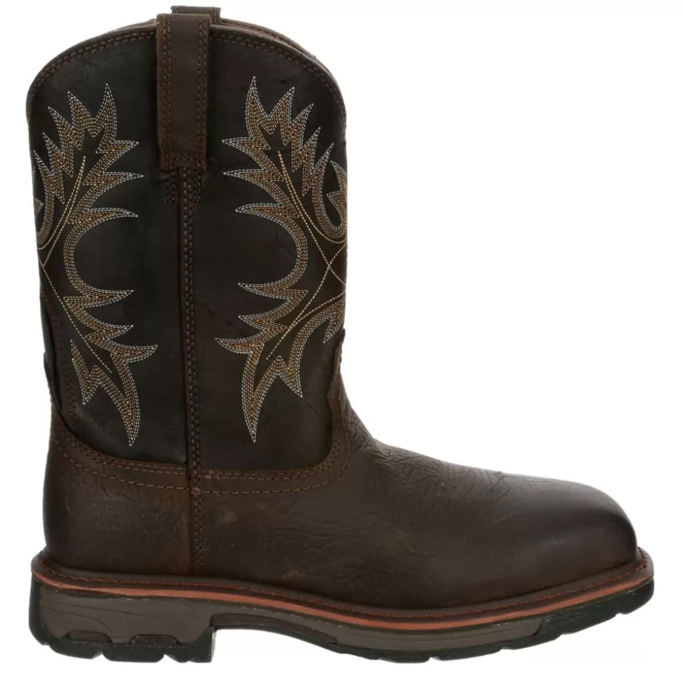 Men ARIAT Work Boots^ Mens Workhog Waterproof Work Boot