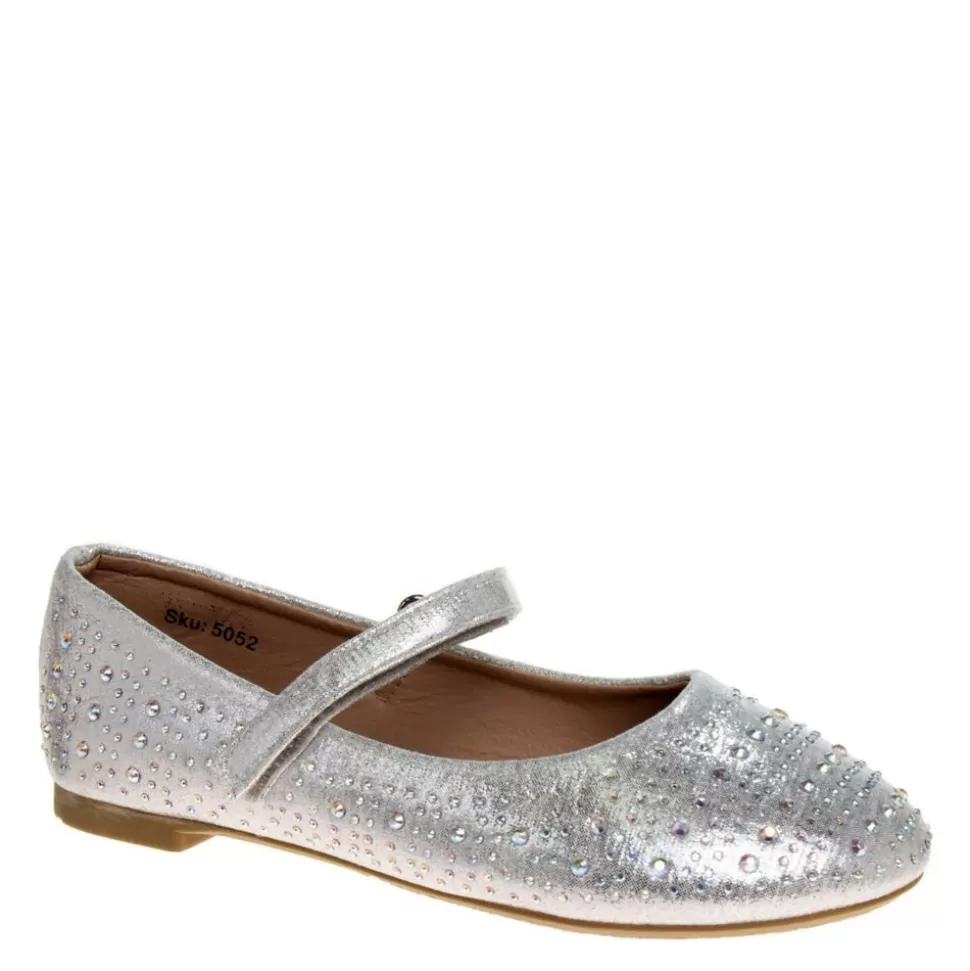 BADGLEY MISCHKA Dress Shoes^ Girls Infant O-Bm88112Hsilv Dress Flat