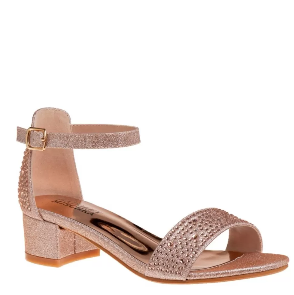 BADGLEY MISCHKA Dress Shoes^ Girls Little And Big Kid O-Bm80285Srosg Dress Sandal