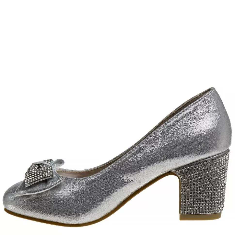 BADGLEY MISCHKA Dress Shoes^ Girls Little And Big Kid O-Bm89860Nsilv Dress Pump