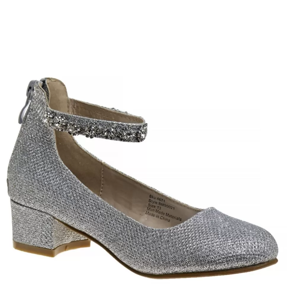 BADGLEY MISCHKA Dress Shoes^ Girls Little And Big Kid O-Bm90021Msilv Dress Pump
