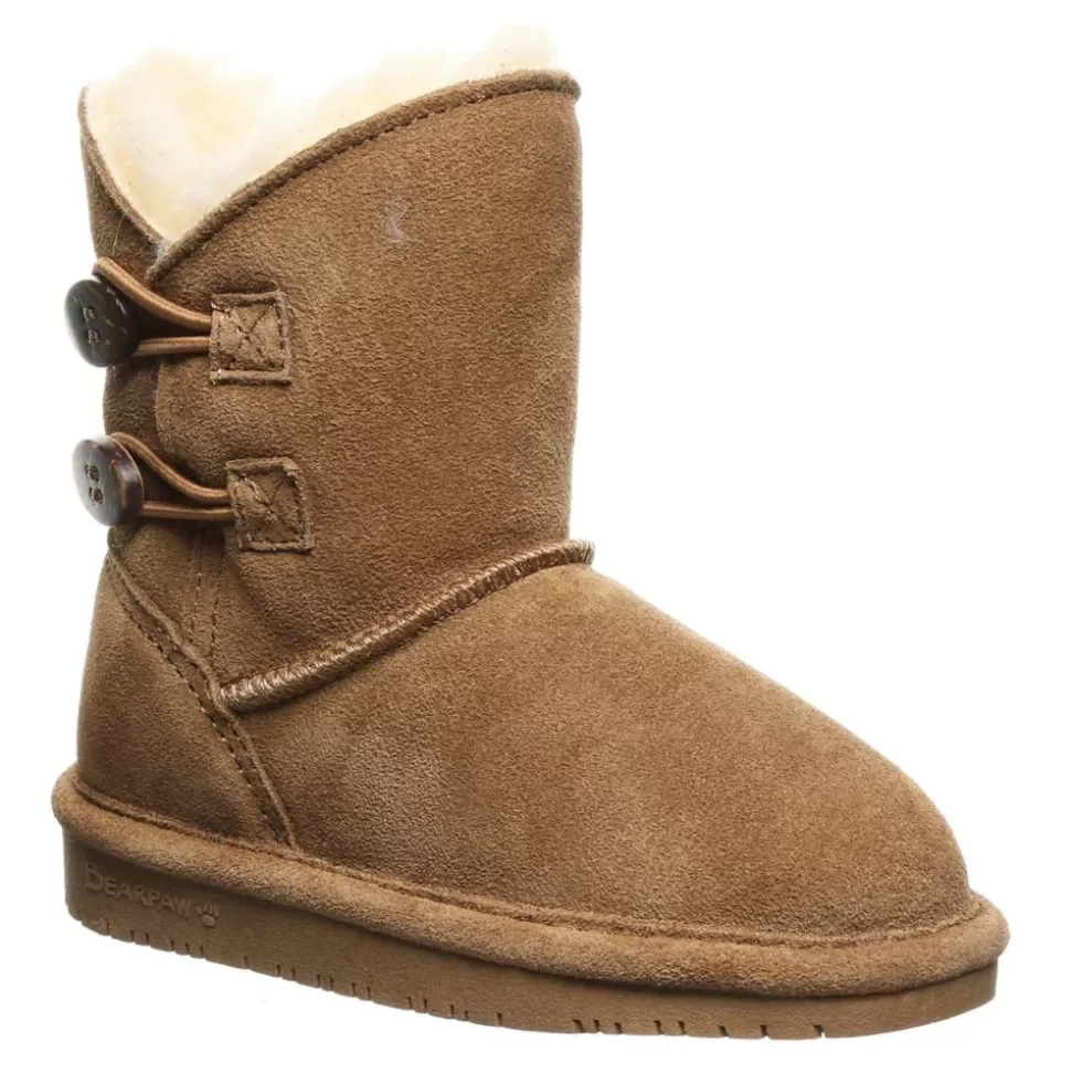 BEARPAW Boots^ Girls Toddler-Little Kid Rosaline Fur Boot