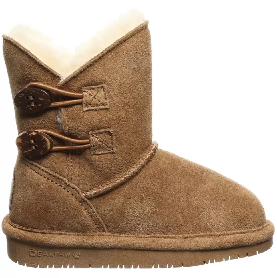 BEARPAW Boots^ Girls Toddler-Little Kid Rosaline Fur Boot