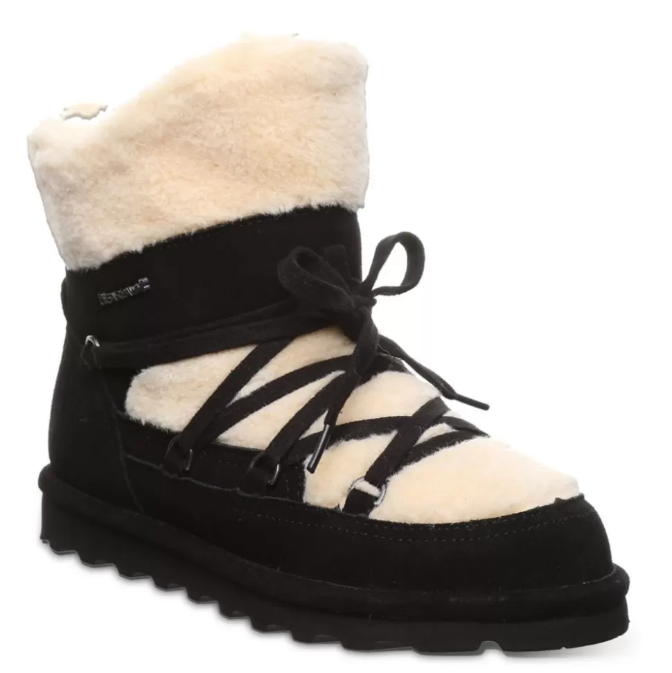 Women BEARPAW Shearling Boots^ Womens Anastacia Lace Up Fur Boot