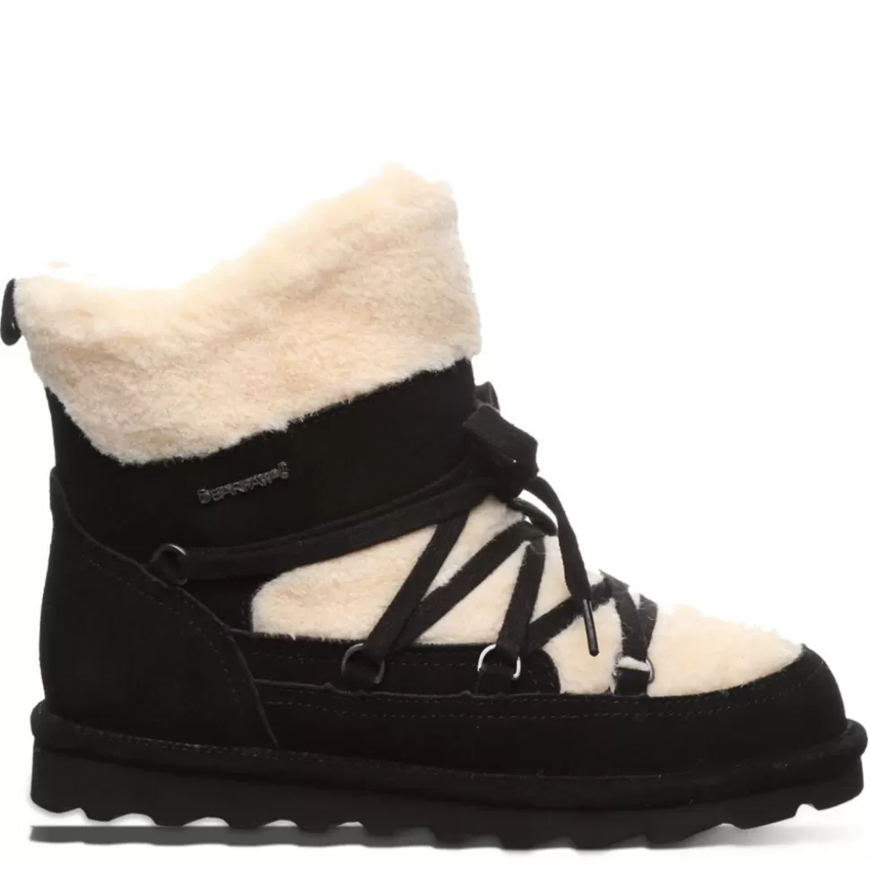 Women BEARPAW Shearling Boots^ Womens Anastacia Lace Up Fur Boot