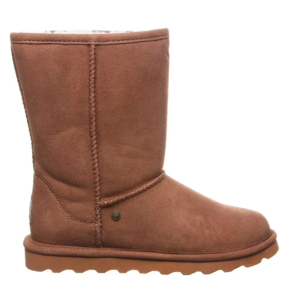 Women BEARPAW Shearling Boots^ Womens Elle Short Vegan Fur Boot