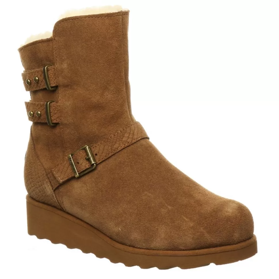 Women BEARPAW Shearling Boots^ Womens Lucy Fur Wedge Boot