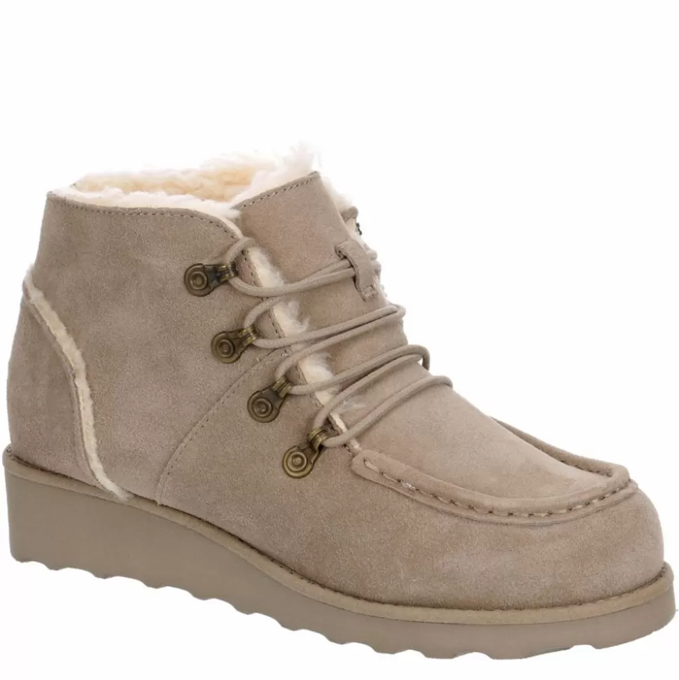 Women BEARPAW Shearling Boots^ Womens Malinda Lace-Up Boot