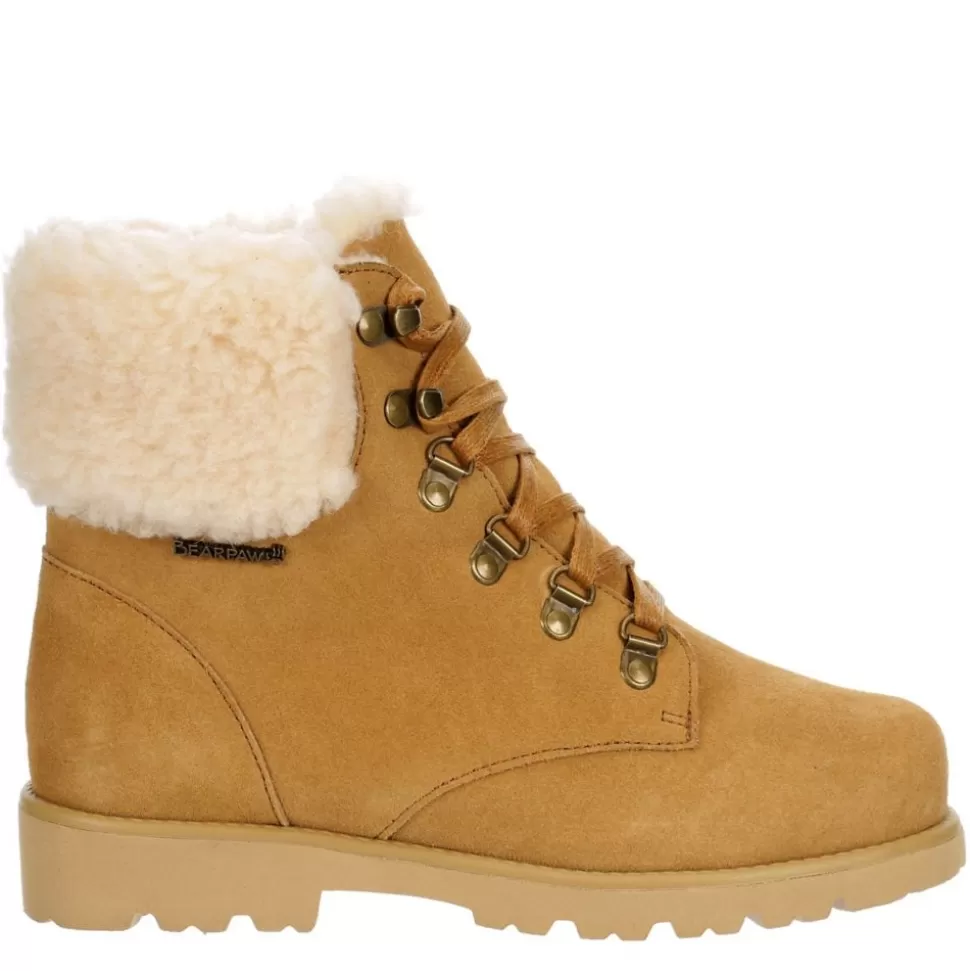 Women BEARPAW Shearling Boots^ Womens Sam Lace-Up Boot