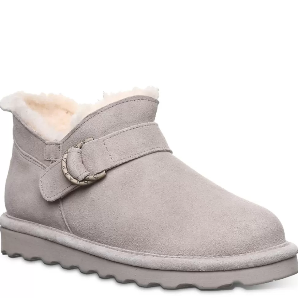 Women BEARPAW Shearling Boots^ Womens Shorty Buckle Fur Boot