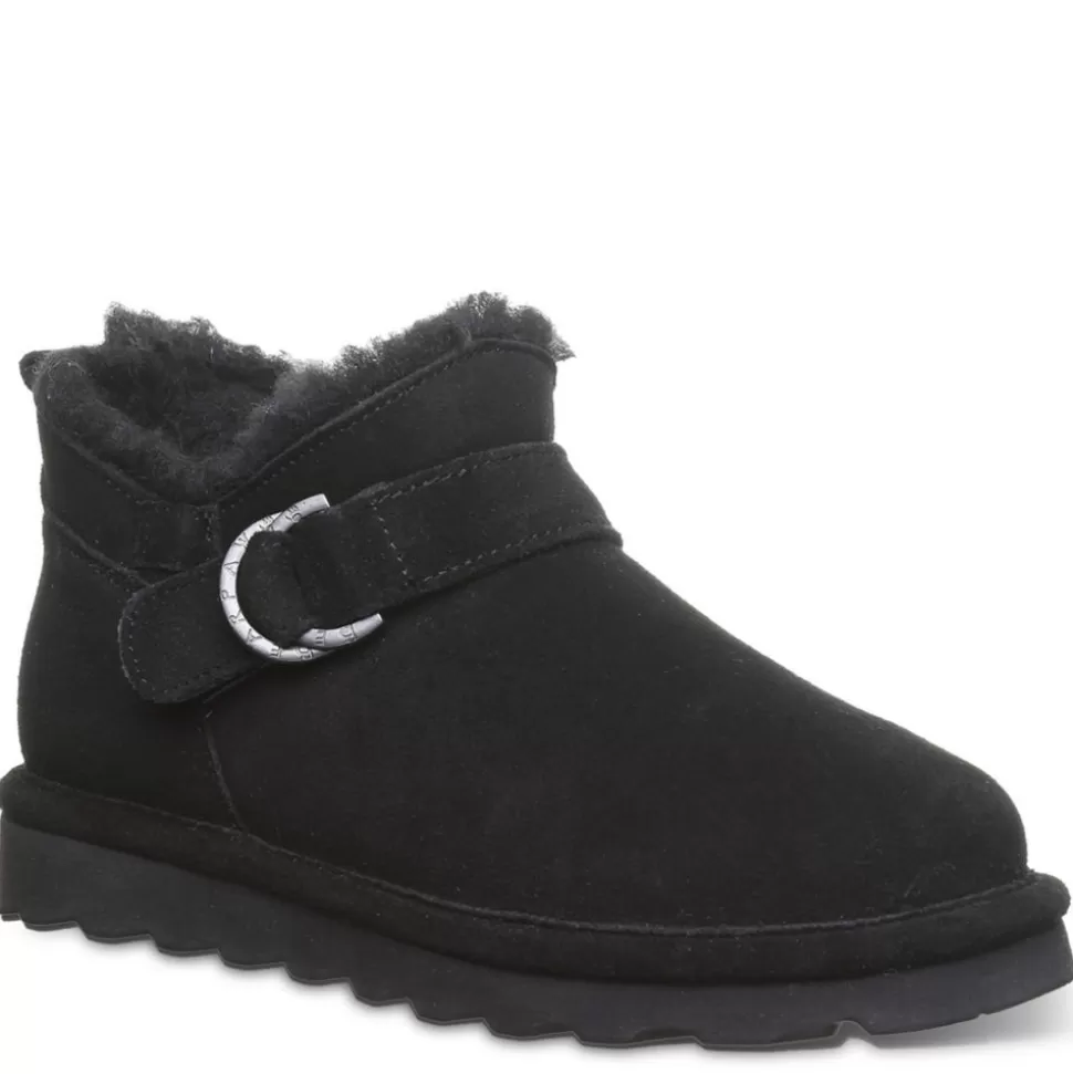 Women BEARPAW Shearling Boots^ Womens Shorty Buckle Fur Boot