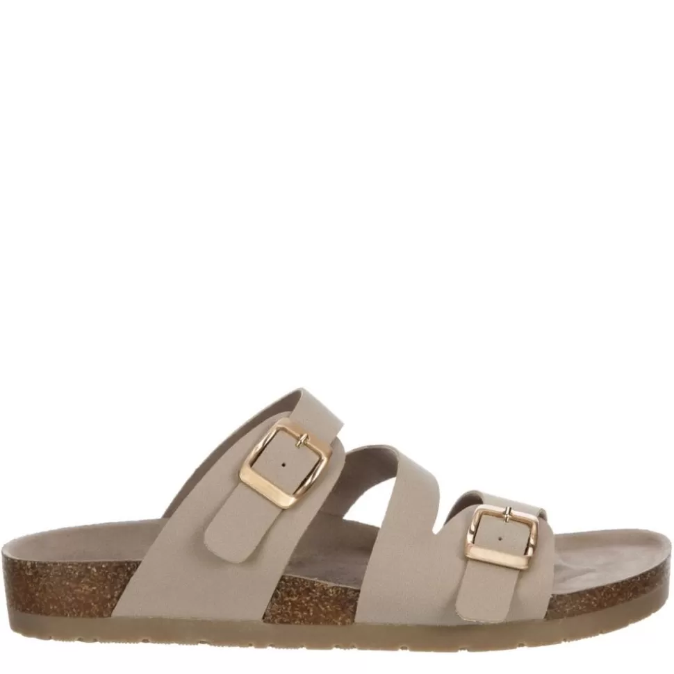 Women BJORNDAL Flat Sandals^ Womens Delaney Footbed Sandal