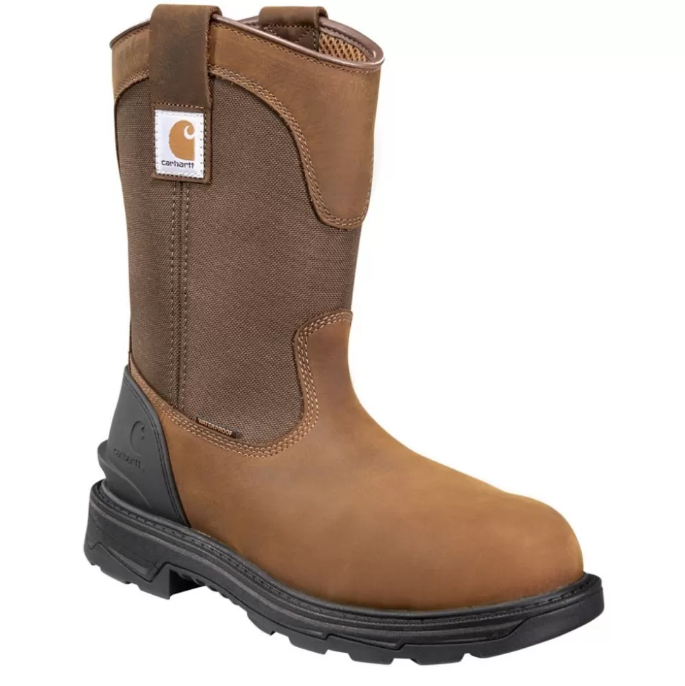 Men CARHARTT Work Boots^ Mens Ironwood Waterproof 11-Inch Wellington Work Boot