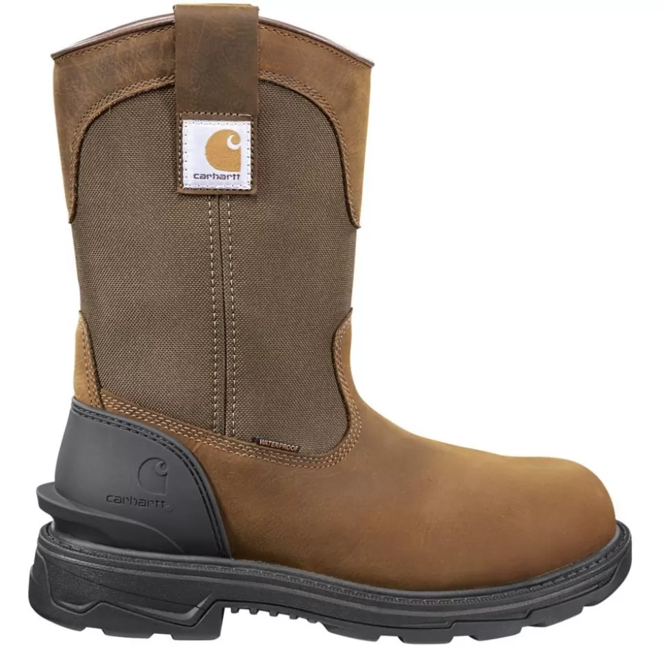 Men CARHARTT Work Boots^ Mens Ironwood Waterproof 11-Inch Wellington Work Boot