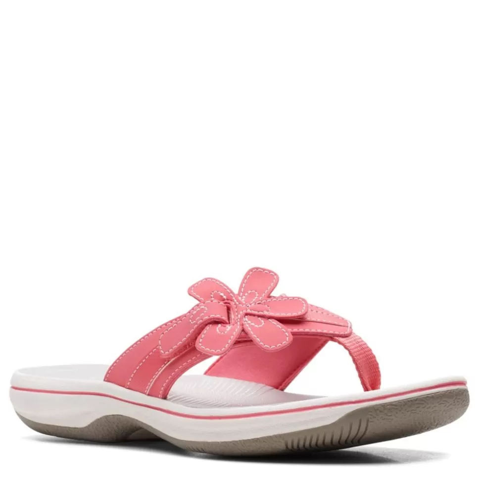 Women CLARKS Flip Flops^ Womens Brinkley Flora Flip Flop Sandal