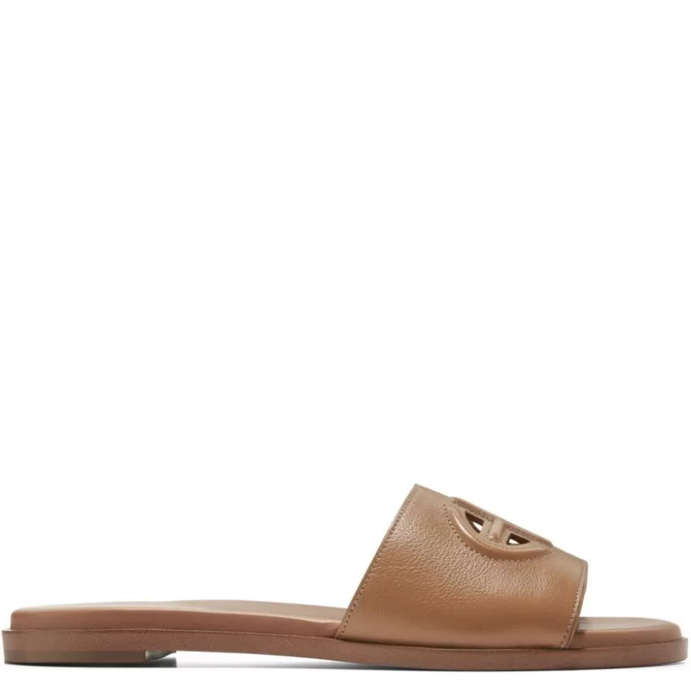 Women COLE HAAN Flat Sandals^ Womens Flynn Logog Slide Sandal