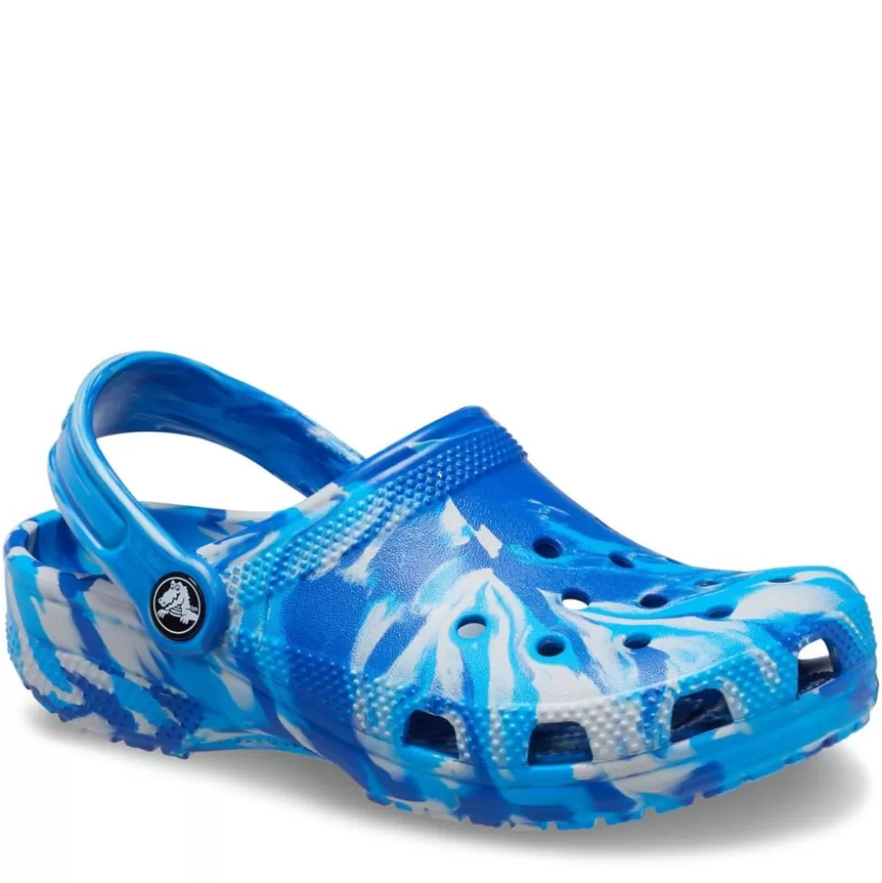 CROCS Sandals^ Boys Little-Big Kid Classic Marble Clog