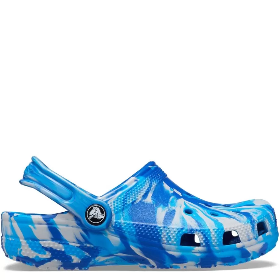 CROCS Sandals^ Boys Little-Big Kid Classic Marble Clog