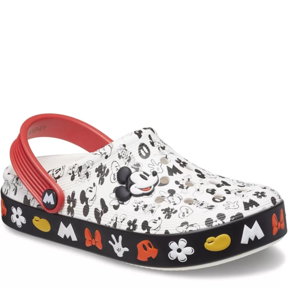 CROCS Character Shoes^ Boys Little-Big Kid Mickey Minnie Off Court Clog