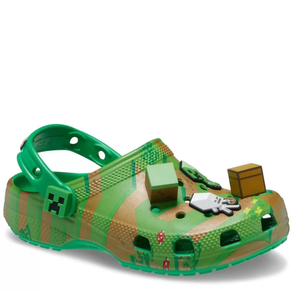 CROCS Character Shoes^ Boys Little-Big Kid Minecraft Classic Clog