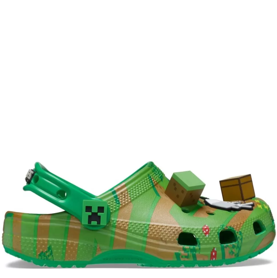 CROCS Character Shoes^ Boys Little-Big Kid Minecraft Classic Clog