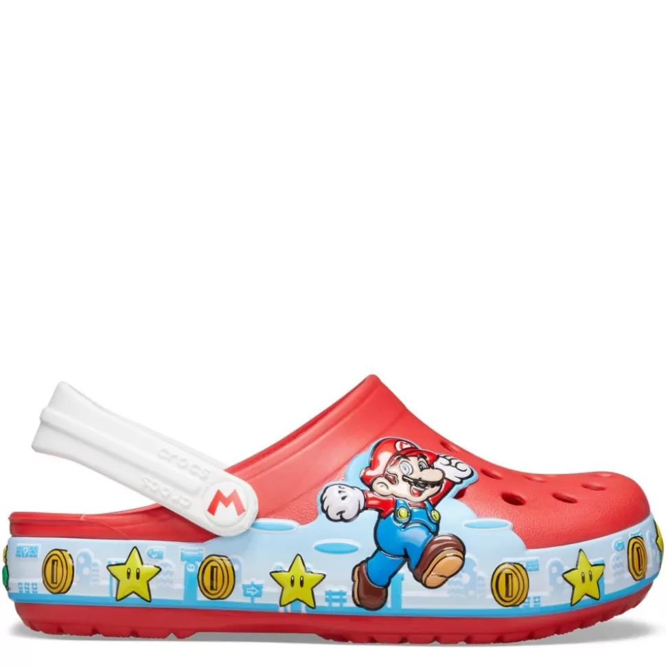 CROCS Character Shoes^ Boys Little-Big Kid Super Mario Off Court Clog