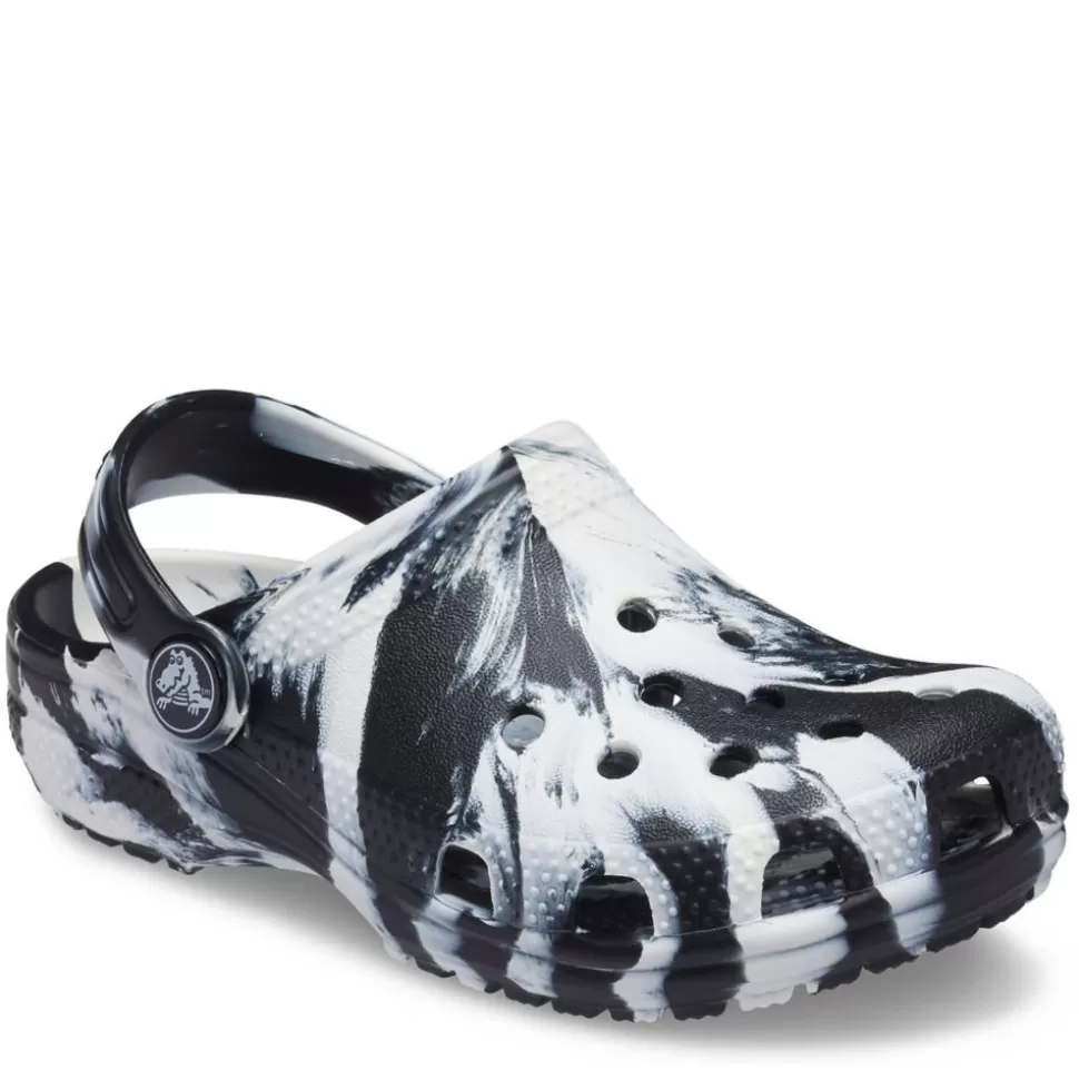 CROCS Sandals^ Boys Toddler Classic Marble Clog