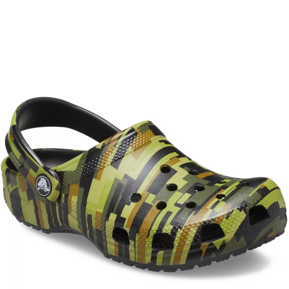 CROCS Sandals^ Boys Toddler Classic Print Clog