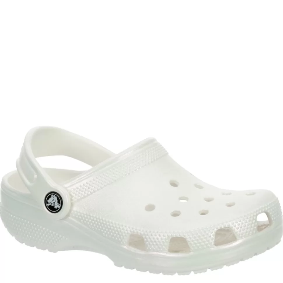 CROCS Sandals^ Girls Little-Big Kid Classic Glitter Clog