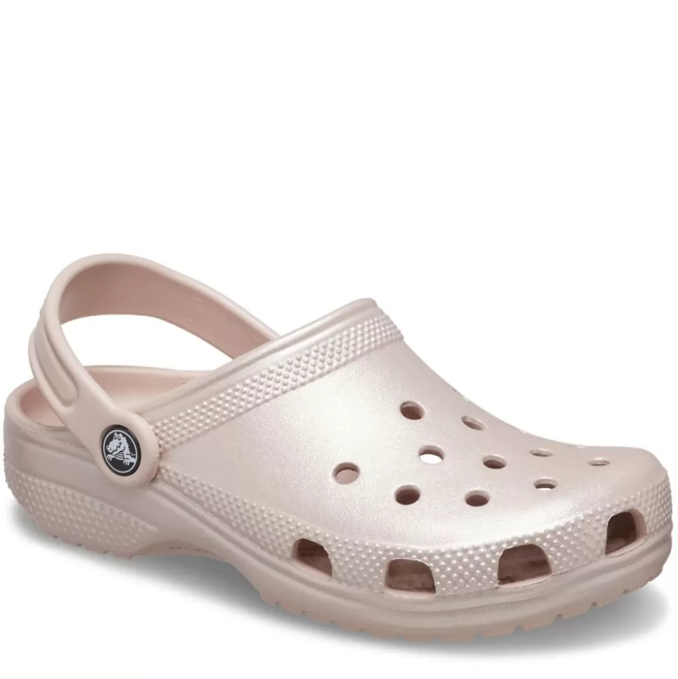 CROCS Sandals^ Girls Little-Big Kid Classic Glitter Clog