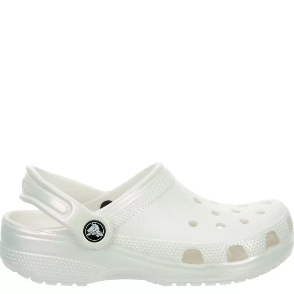 CROCS Sandals^ Girls Little-Big Kid Classic Glitter Clog