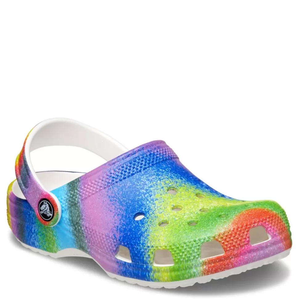 CROCS Sandals^ Girls Little-Big Kid Classic Print Clog