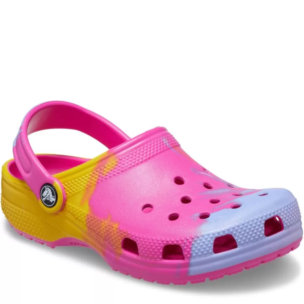 CROCS Sandals^ Girls Little-Big Kid Classic Print Clog