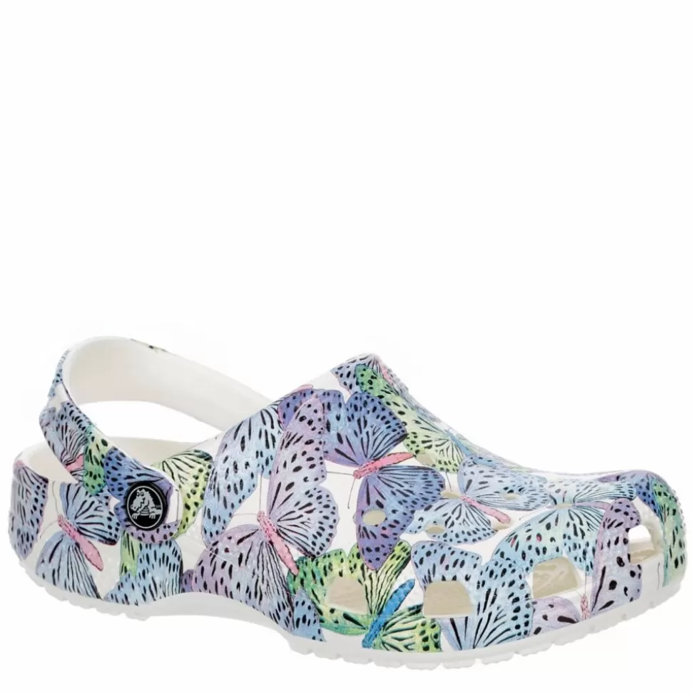 CROCS Sandals^ Girls Little-Big Kid Classic Print Clog