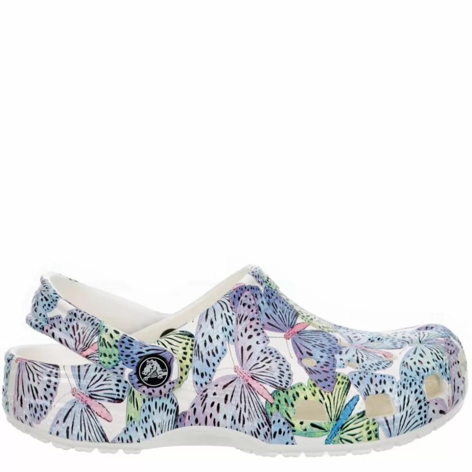 CROCS Sandals^ Girls Little-Big Kid Classic Print Clog