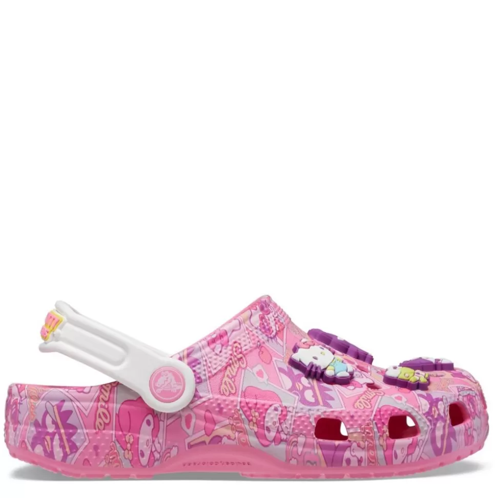 CROCS Character Shoes^ Girls Little-Big Kid Hello Kitty Classic Clog