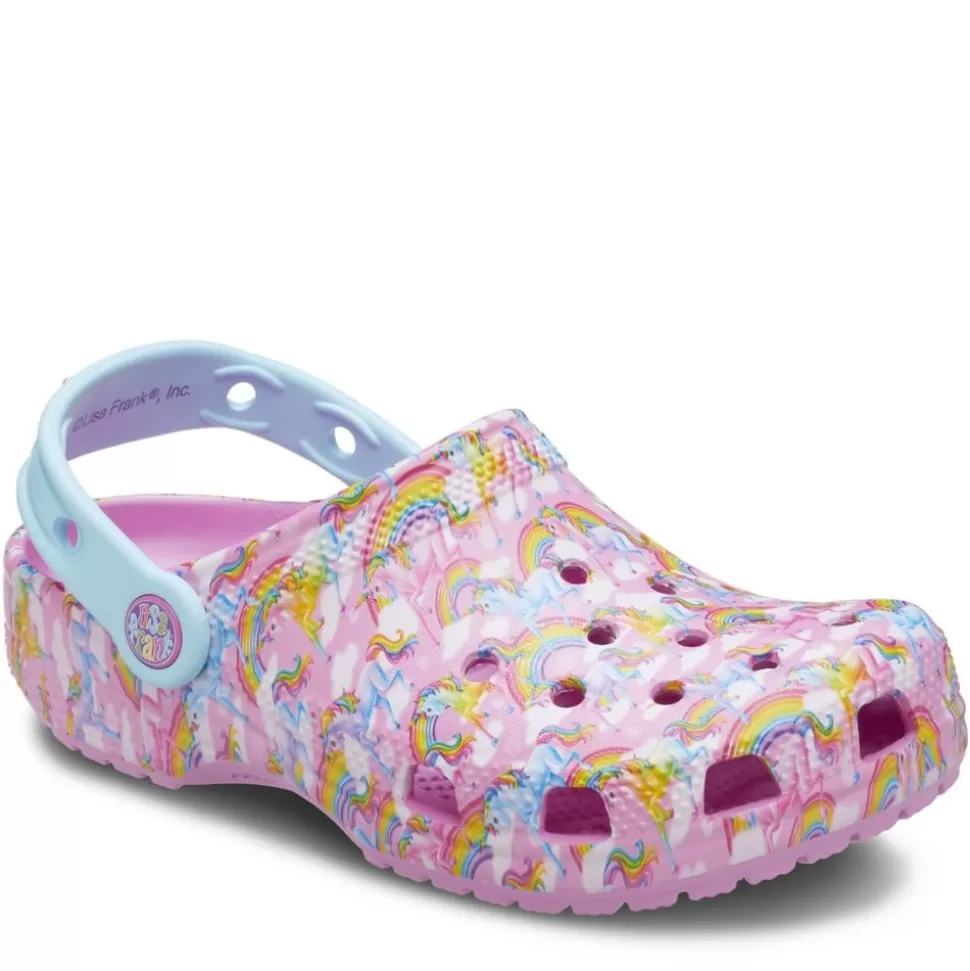 CROCS Character Shoes^ Girls Little-Big Kid Lisa Frank Classic Clog