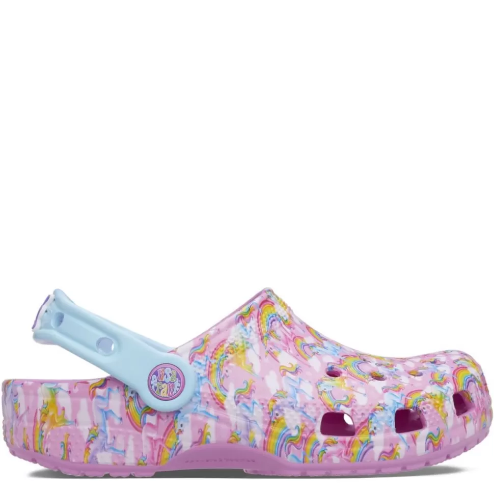 CROCS Character Shoes^ Girls Little-Big Kid Lisa Frank Classic Clog