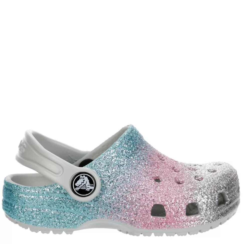 CROCS Sandals^ Girls Toddler Classic Glitter Clog