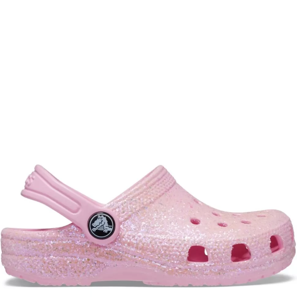 CROCS Sandals^ Girls Toddler Classic Glitter Clog