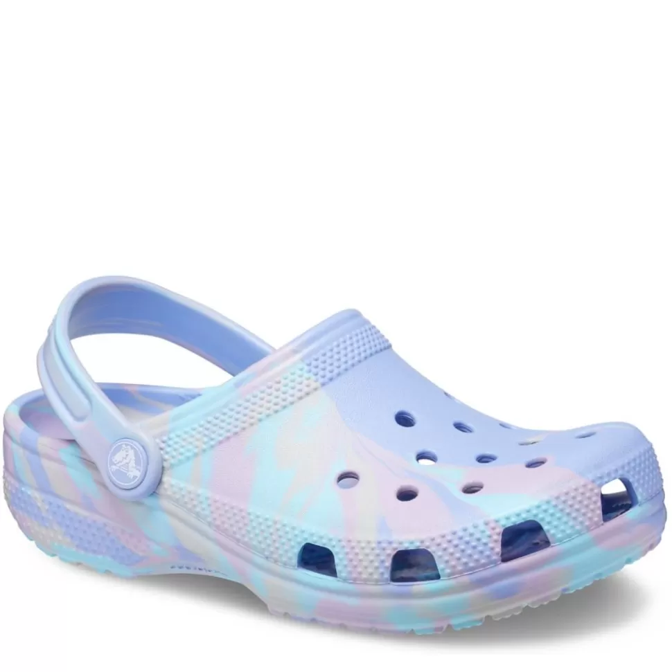 CROCS Sandals^ Girls Toddler Classic Marble Clog