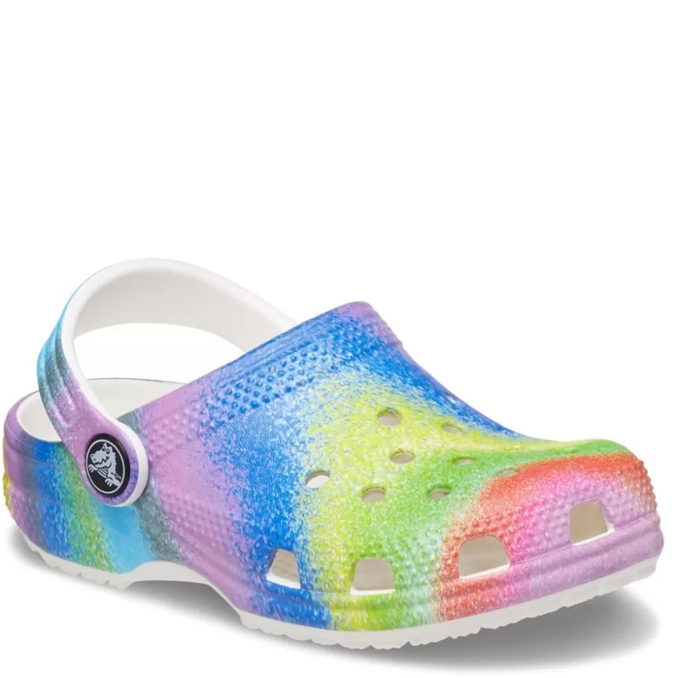 CROCS Sandals^ Girls Toddler Classic Print Clog