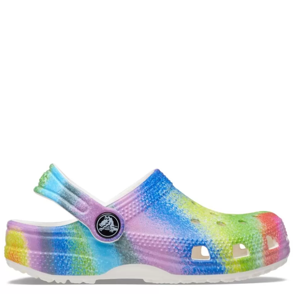 CROCS Sandals^ Girls Toddler Classic Print Clog